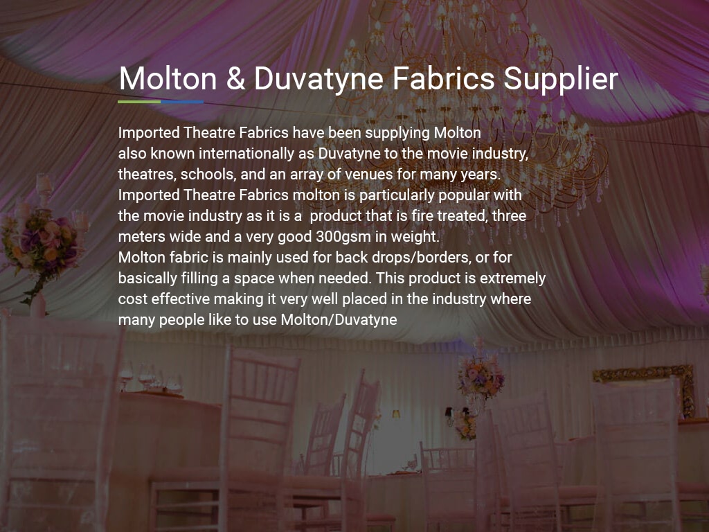 Molton & Duvatyne Fabric